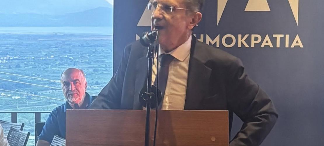 Χαιρετισμός Γιώργου Στύλιου στην εκδήλωση της ΝΔ Άρτας με κεντρικό ομιλητή το Γιώργο Αυτιά