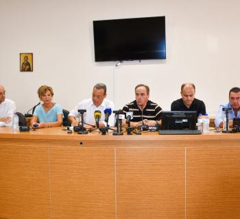Συνάντηση Χρ. Σιαφάκα με Σωκράτη Φάμελλο στο Δημαρχείο Ζηρού