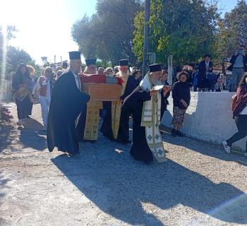 Κορωνησία:Σε κλίμα αγαλλίασης  η ανακομιδή των λειψάνων του Οσίου Ονουφρίου