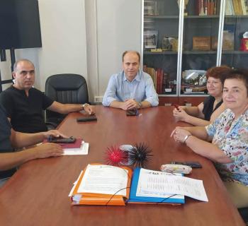 Συνάντηση του Δημάρχου Αρταίων με τη νέα Διευθύντρια Δευτεροβάθμιας Εκπαίδευσης Άρτας